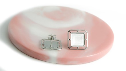 copy of Puces d'oreille rondes en acier inoxydable plaqué or 18k