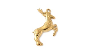Pendentif renne or