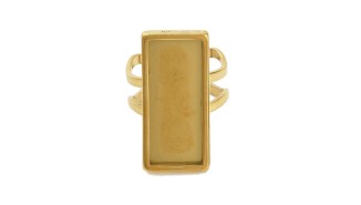 copy of Support bague serpent en acier inoxydable doré plaqué 18K