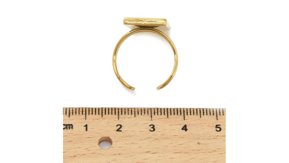 copy of Support bague serpent en acier inoxydable doré plaqué 18K