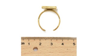 copy of Support bague serpent en acier inoxydable doré plaqué 18K