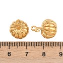 pendentif citrouille or