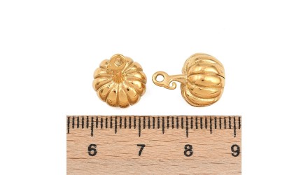 copy of Pendentif Sainte Vierge en laiton plaqué or  18K et strass zircon