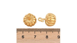 copy of Pendentif Sainte Vierge en laiton plaqué or  18K et strass zircon