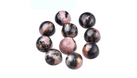 Cabochon rhodochrosite naturelle 10mm
