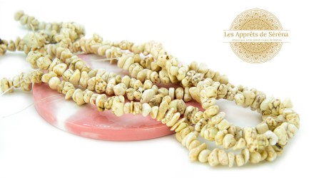 puces howlite beige