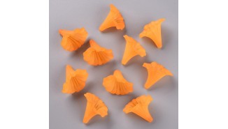 perle lucite orange