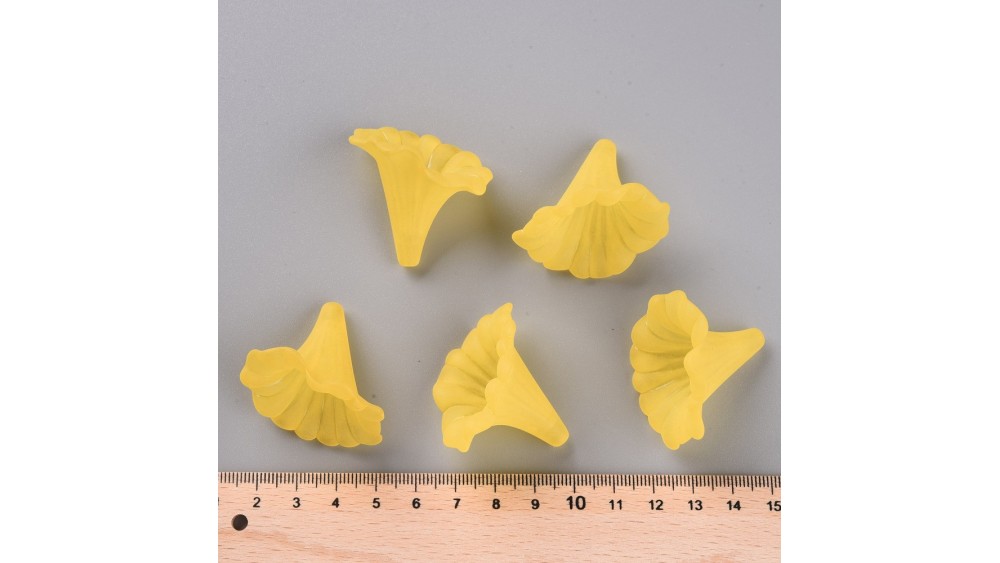 perle lucite jaune