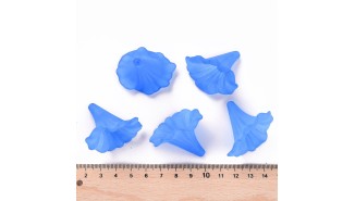 copy of 50 Perles abaques à facettes 8x6mm bleu opale