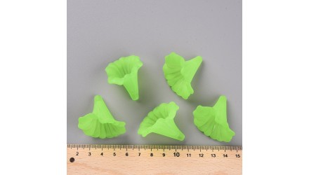 Perles lucite vert