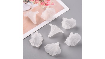 perle lucite blanche