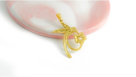 pendentif colibri acier