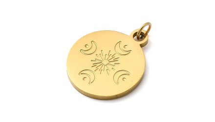 Pendentif triple lune