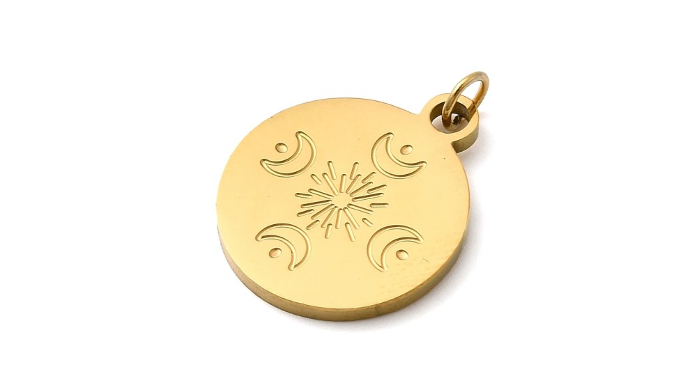 Pendentif triple lune