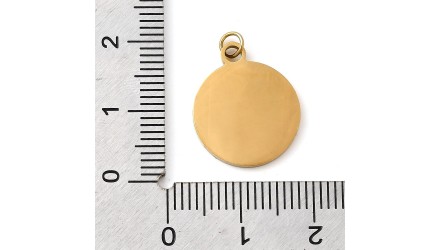 Pendentif triple lune or