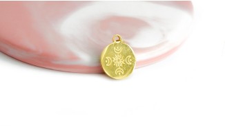 Pendentif triple lune