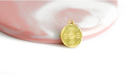 Pendentif triple lune