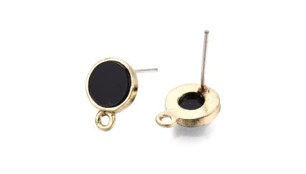 copy of Puces d'oreille en acétate violette x paire