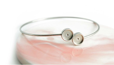 bracelet support cabochon 8mm