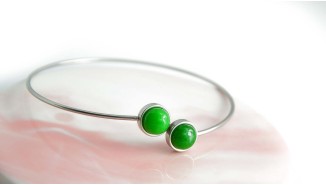 bracelet support cabochon acier