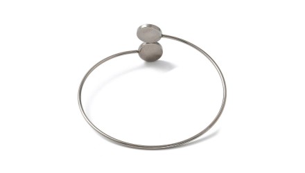 copy of Bracelet support cabochon 4mm en laiton doré  18K