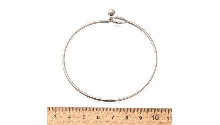 bracelet support pendentif argent