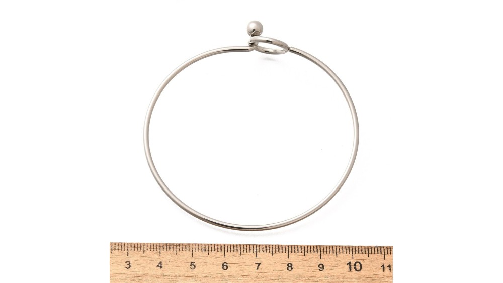 bracelet support pendentif argent