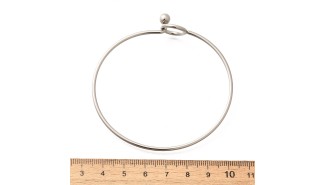 bracelet support pendentif argent