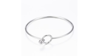 copy of Bracelet support cabochon 4mm en laiton doré  18K