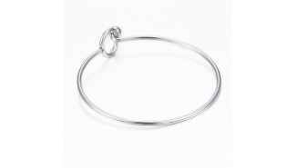 copy of Bracelet support cabochon 4mm en laiton doré  18K