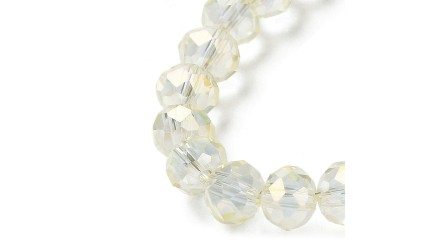 Perles 6x4mm transparen