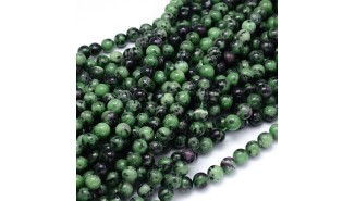 copy of Perles lisses 4mm jaspe bleu naturel x 50