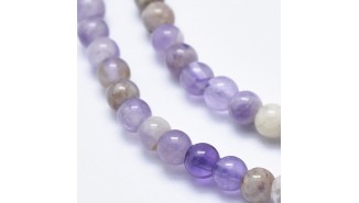 copy of Perles lisses 4mm jaspe bleu naturel x 50