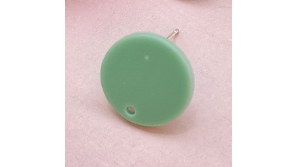 copy of Puce d'oreille en acétate et tige acier inoxydable