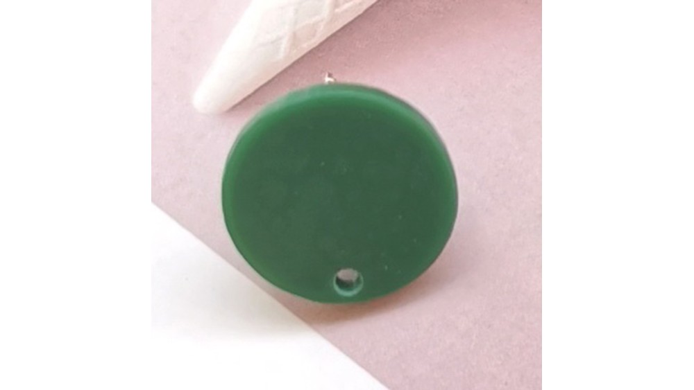copy of Puce d'oreille en acétate et tige acier inoxydable