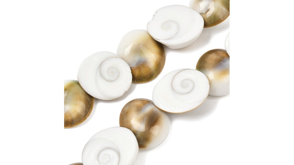 Perles œil de sainte Lucie 15mm