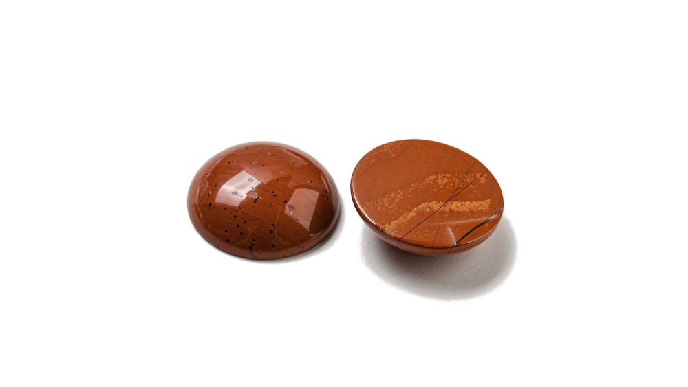 cabochon jaspe rouge