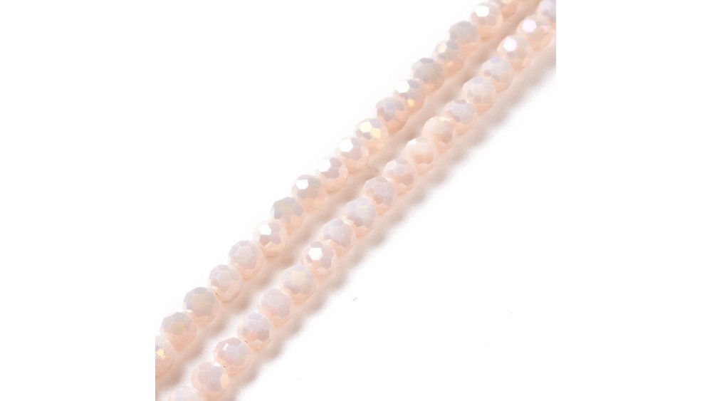 abaque 4mm beige rose
