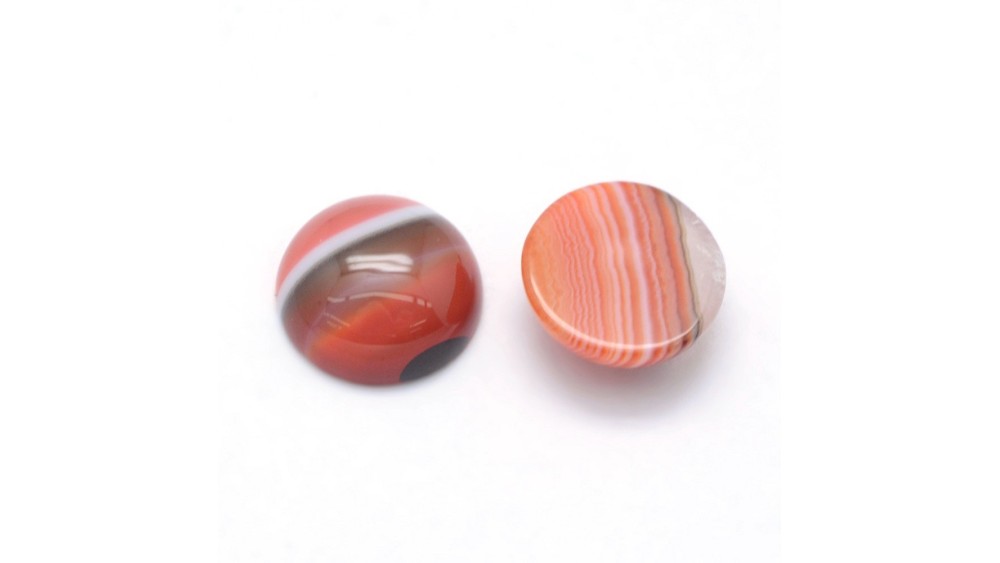 copy of Cabochon 12mm agate indienne naturelle