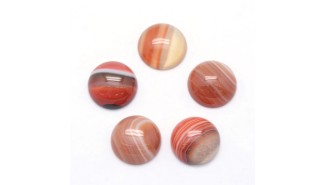 copy of Cabochon 12mm agate indienne naturelle
