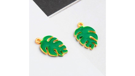 monstera emaillé