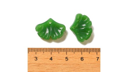 copy of Pendentif feuille acier inoxydable or 37x25mm