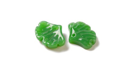 copy of Pendentif feuille acier inoxydable or 37x25mm
