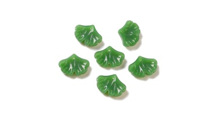copy of Pendentif feuille acier inoxydable or 37x25mm