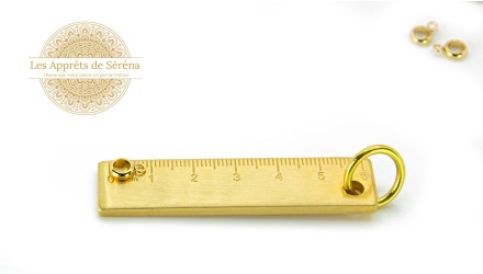 bélière 4mm dorée