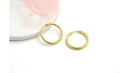 copy of Paire de créoles ouvertes 48.2mm en acier 304 doré