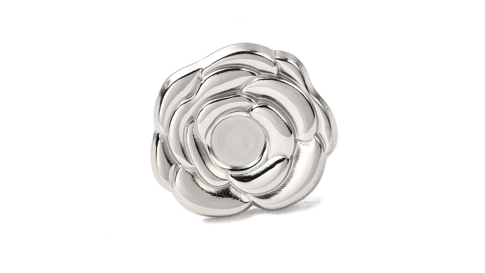 bague rose acier
