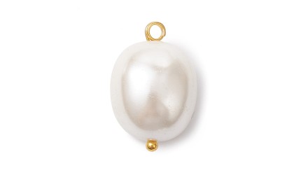 copy of Pendentifs ronds x 10 en nacre givré 6mm