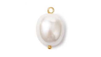 pendentif nacre ovale