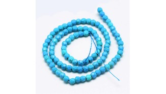 perle 4mm turquoise